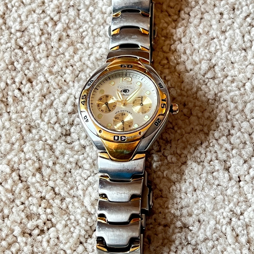 Fossil Two-Tone Silver and Gold Men’s or Women's Watch